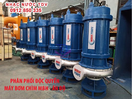 Máy bơm nước MBH Ấn Độ - Nhạc nước TDV phân phối độc quyền 4