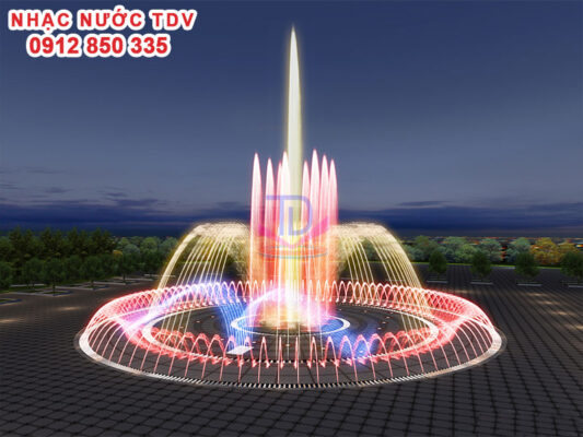 Nhạc nước TDV - Đơn vị uy tín chuyên thi công đài phun nước, công trình nhạc nước