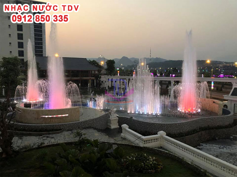 thiết kế nhạc nước quảng trường