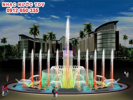 thiết kế thi công nhạc nước quảng trường