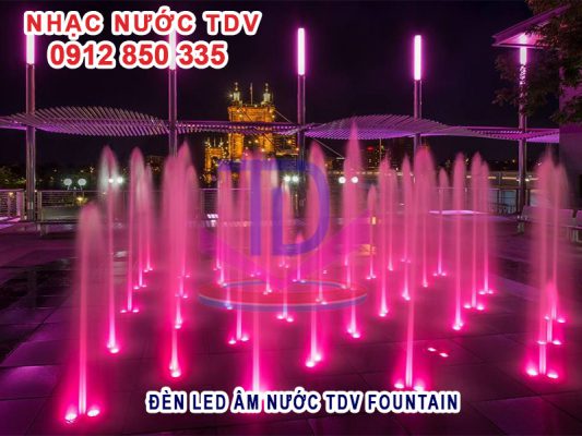 Đèn Led đài phun nước TDV Fountain sản xuất tại Việt Nam 2