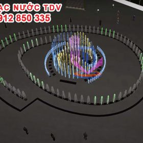Dựng phim 3D nhạc nước âm sàn thành phố Vinh 2