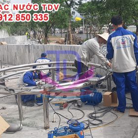 Lắp đặt thiết bị đài phun nước tại Đà Nẵng 1