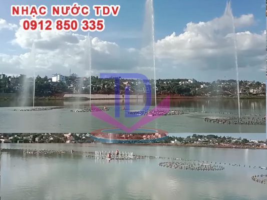 Nhạc nước trên hồ quảng trường Gia Nghĩa - Đắk Nông 12