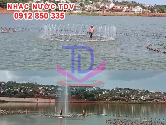 Nhạc nước trên hồ quảng trường Gia Nghĩa - Đắk Nông 13