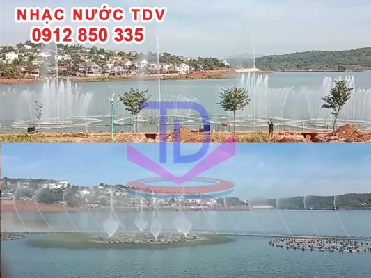 Nhạc nước trên hồ quảng trường Gia Nghĩa - Đắk Nông 14