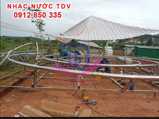 Nhạc nước trên hồ quảng trường Gia Nghĩa - Đắk Nông 2