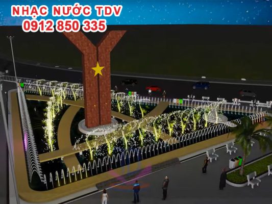 Thiết kế nhạc nước công viên Xuân Lộc