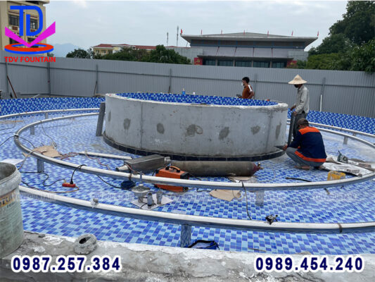 Đài phun nước trường Sĩ quan đặc công 3
