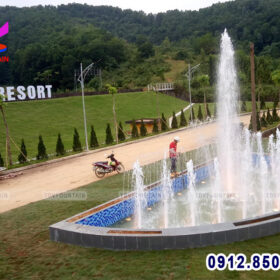 Đài phun nước bể bán nguyệt Sunset Villas