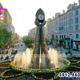 Đài phun nước cột đồng hồ Từ Sơn