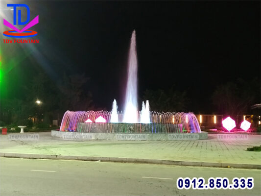 Đài phun nước khu đô thị Phương Đông - Vân Đồn - Quảng Ninh