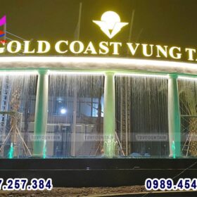 Dự án Đài phun nước + Rèm nước trang trí tại KĐT GOLD COAST Vũng Tàu. 