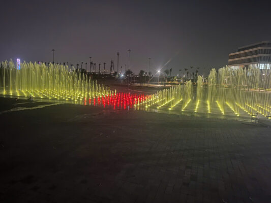 Sàn phun nước lập trình DMX tại Hải Phòng