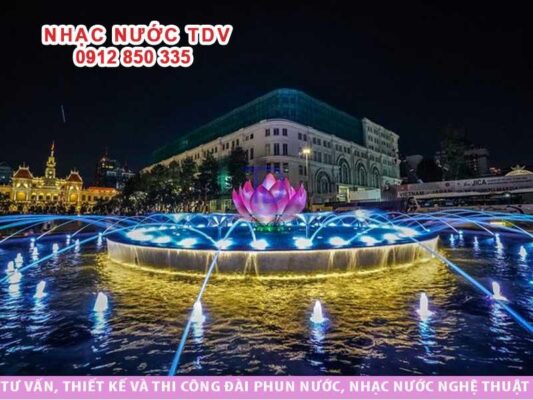 TDV Việt Nam – Đơn vị thiết kế và thi công đài phun nước hoa sen uy tín hàng đầu tại Việt Nam