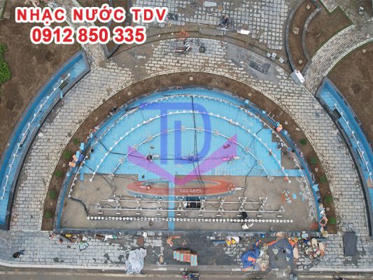 Quy trình thiết kế nhạc nước hình cánh hoa chi tiết