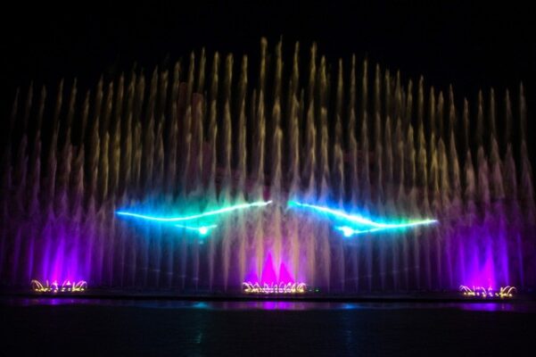 Nhạc nước 3D mapping đang được ứng dụng tại nhiều sự kiện giải trí.