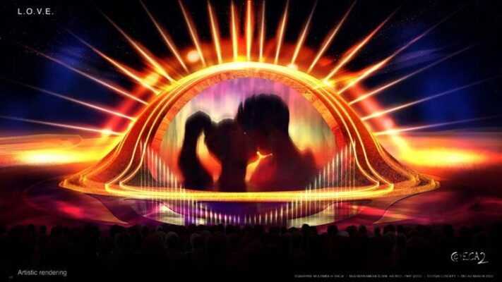 “Kiss The Stars” là show nhạc nước công nghệ cao được đầu tư quy mô quốc tế.