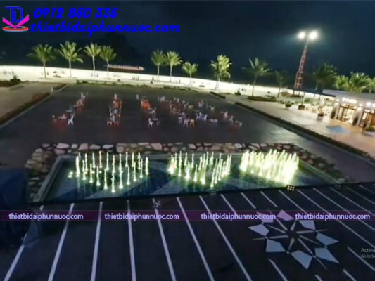 Sàn nhạc nước quảng trường biển trở thành xu hướng nổi bật tại không gian biển.