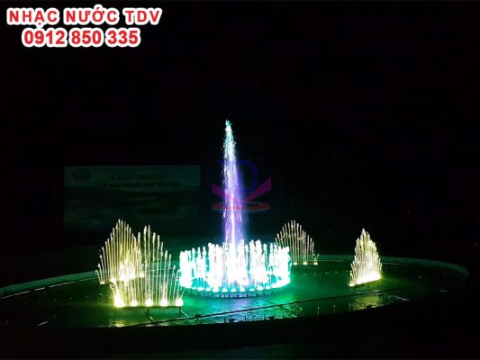 Hệ thống nhạc nước thường được đặt ở khu vực công cộng