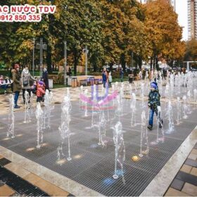 Hệ thống nhạc nước bể cạn cho phép thay đổi hiệu ứng thông qua lập trình