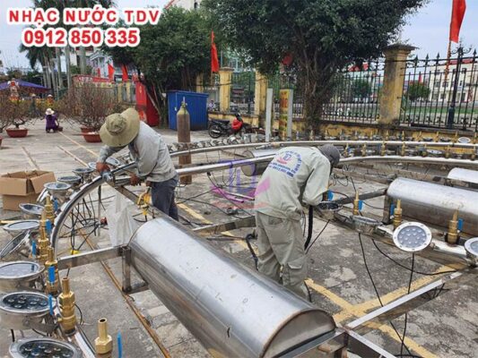 Nguyên lý vận hành của mô hình nhạc nước nghệ thuật