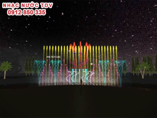 Mô hình nhạc nước nghệ thuật ứng dụng cho nhiều không gian khác nhau