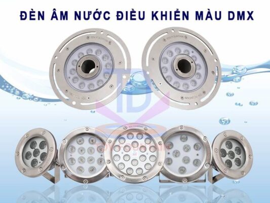 Đèn âm nước là loại đèn chiếu sáng chuyên dụng