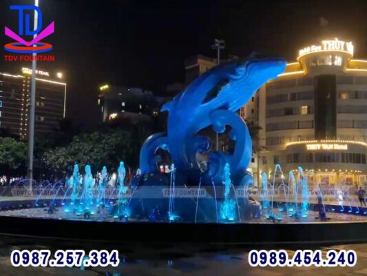 Hiệu ứng phun nước hình Dome đẹp mắt