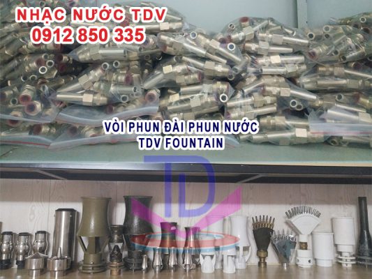 lắp đặt vòi phun đài phun nước