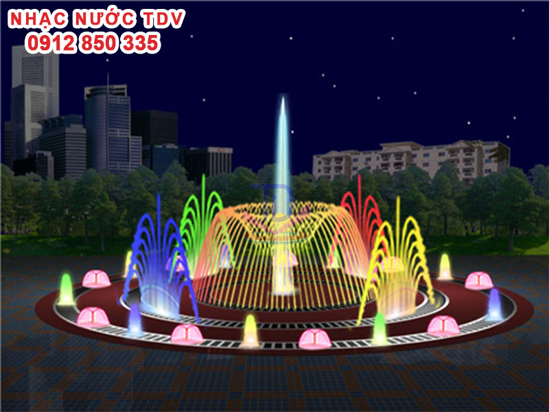 đài phun nước âm sàn