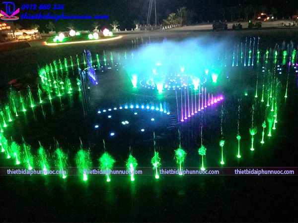 Sân khấu nhạc nước KĐT Phương Đông - Vân Đồn - Quảng Ninh