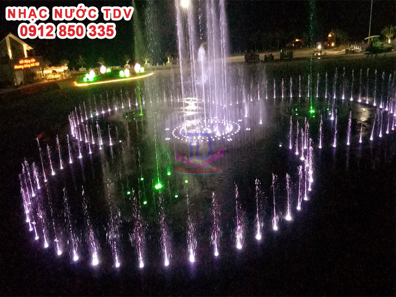 nhạc nước quảng trường nâng tầm bất động sản