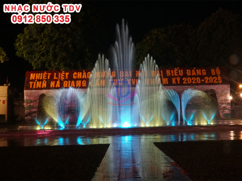 TOP dự án nhạc nước tiêu biểu của TDV thi công