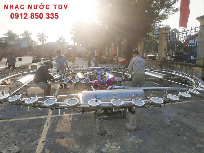TOP dự án nhạc nước tiêu biểu của TDV thi công