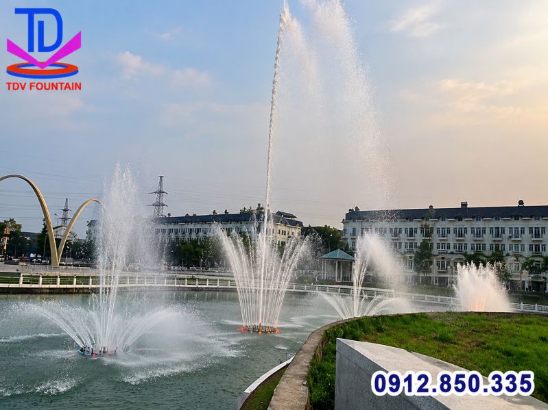 Công nghệ nhạc nước phao nổi kết hợp 3D mapping