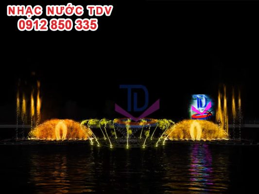 Nhạc nước phao nổi hay nhạc nước âm sàn