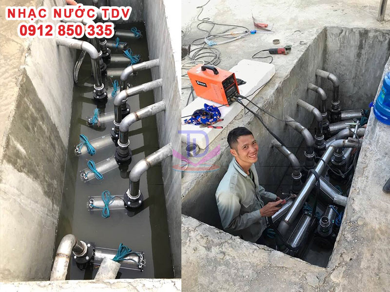 vai trò của bơm chìm nước trong hệ thống nhạc nước